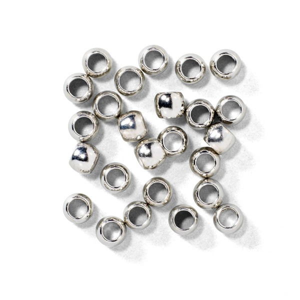 Krympeperler Ø1,5 Sølvfarget 5