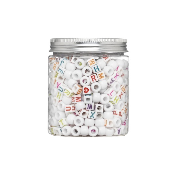 Perler Bokstaver Hvite 500 Stk