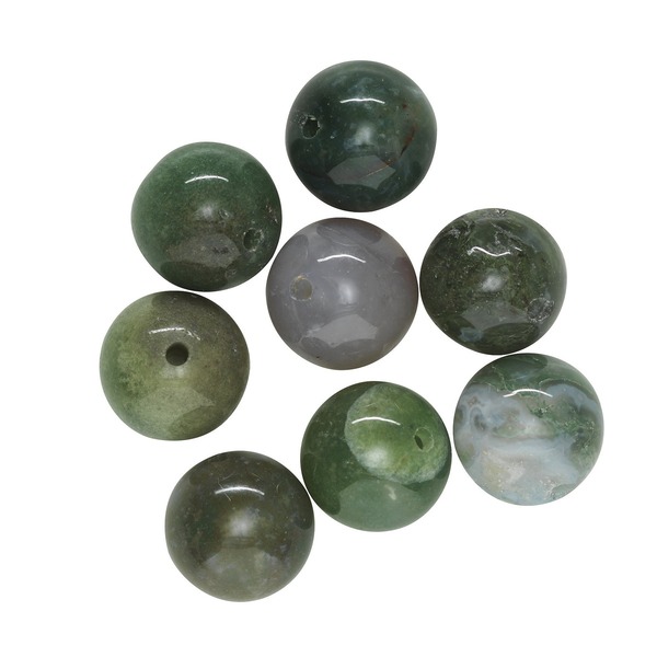 Halvedelstein Jaspis Ø10 Mm