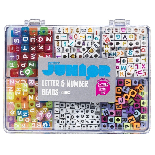 Firkantede Bokstavperler Sett