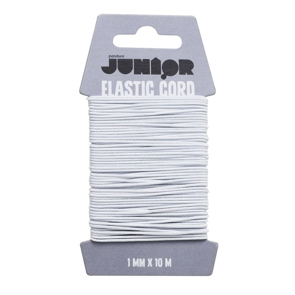 Elastisk Tråd 1 Mm/10 M Hvit