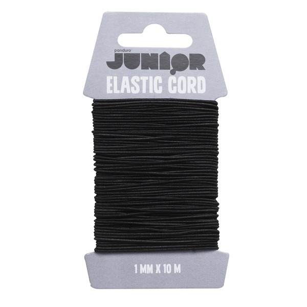 Elastisk Tråd 1 Mm/10 M Svart