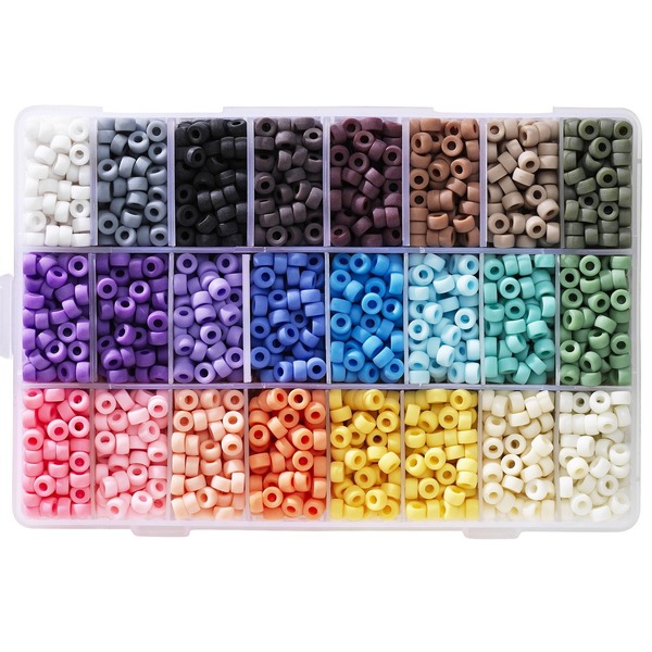Pony Beads 7mm Matta