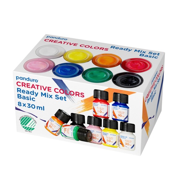 Ready Mix Tempera 8x30ml Basic