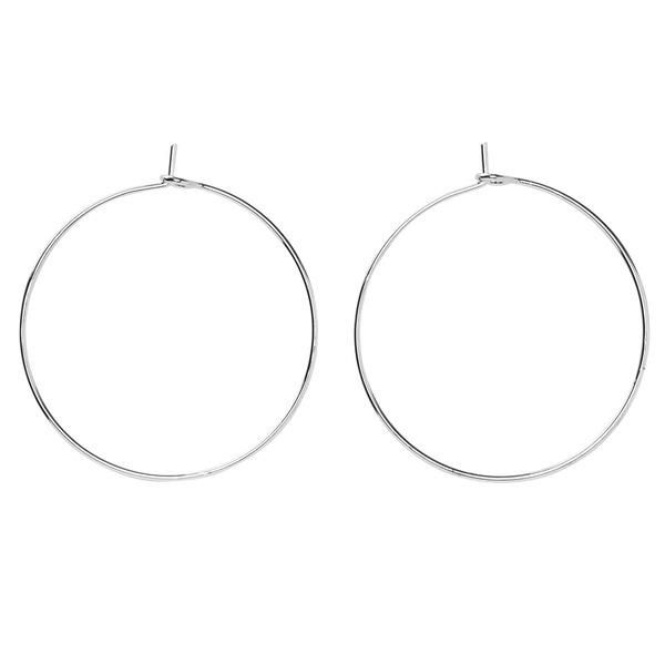 Creolringer Sølvf 30 Mm 5 Par