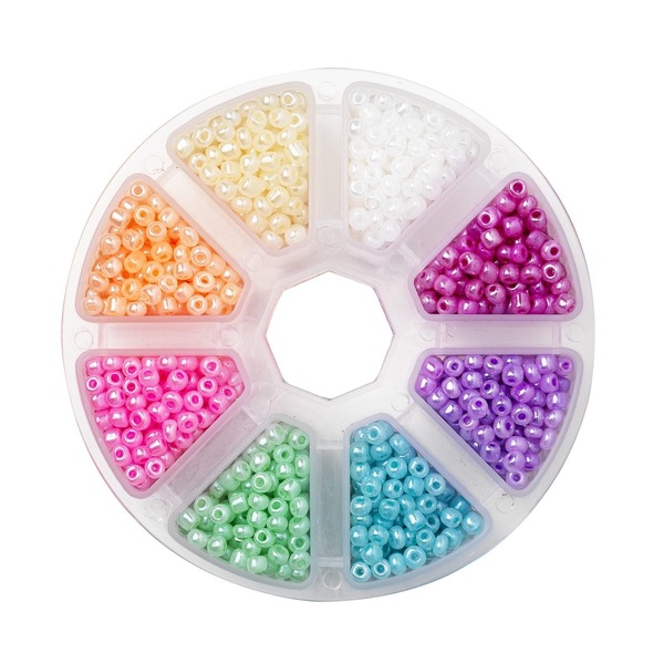 Rocailles 6/0 Pastellmiks 8 Fa (U)