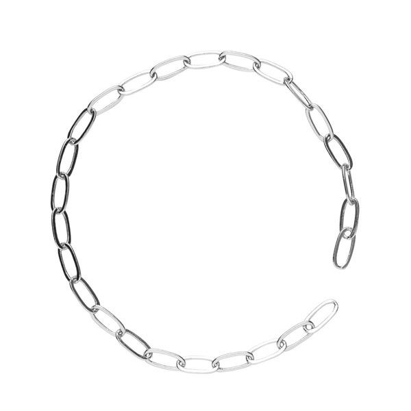 Kjede Binders 18 Cm Sølv