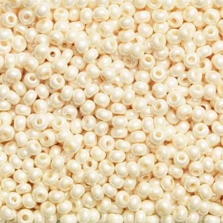 Rocaillesperle 9/0 Creme