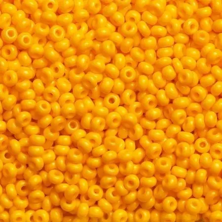 Rocaillesperle 6/0 Oransje Opa