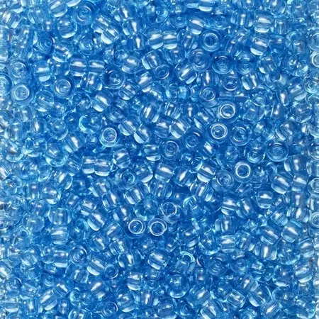 Rocaillesperle 9/0 L.blå Tran (U)