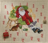 Broderisett: Adventskalender, Lænestol