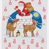Broderisett: Adventskalender, Julemand i skorsten