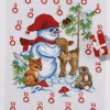 Broderisett: Adventskalender, Snemand