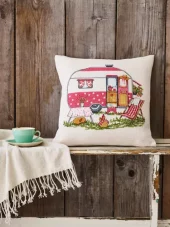 Broderi: Campingvogn