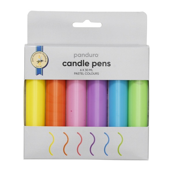 Lyspenn 6p Pastellfarger