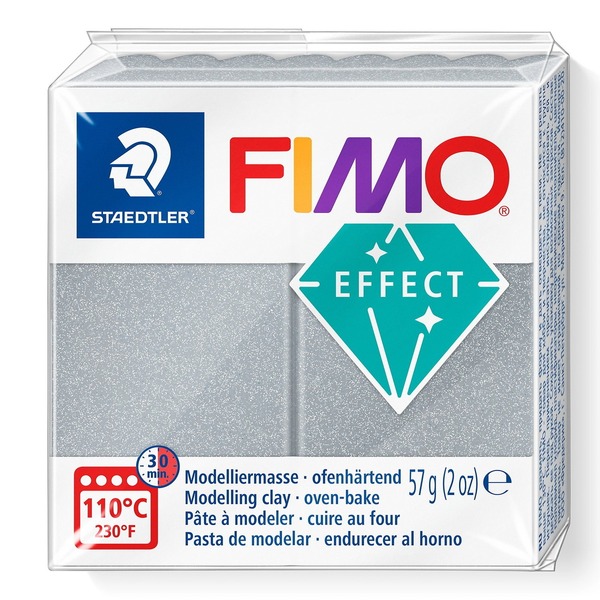 Fimo Effect Metallic 57 G Silver