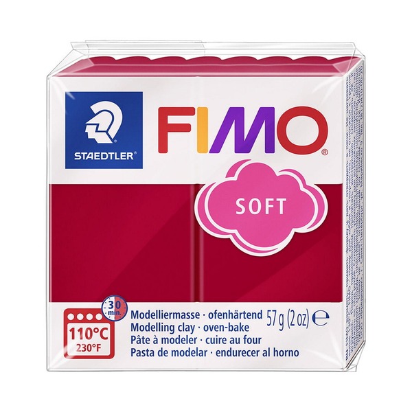 Fimo Soft 57 G Cherry Red