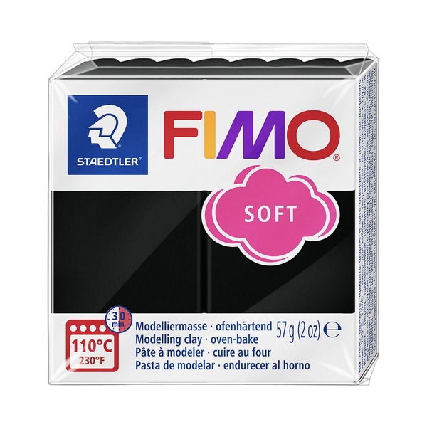 Fimo Soft 57 G Black