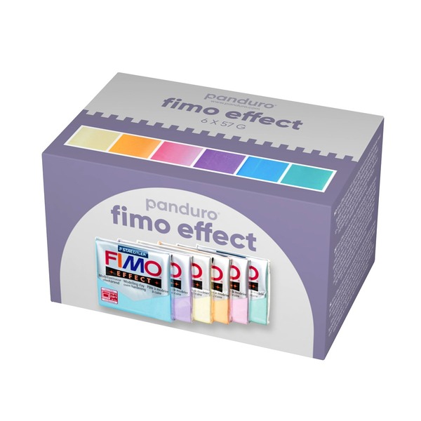 Fimo Mix Pastellfarger 6 X 57g