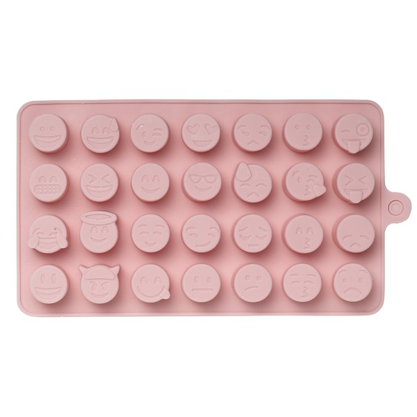 Silikonform Smilefjes 28 Stk.