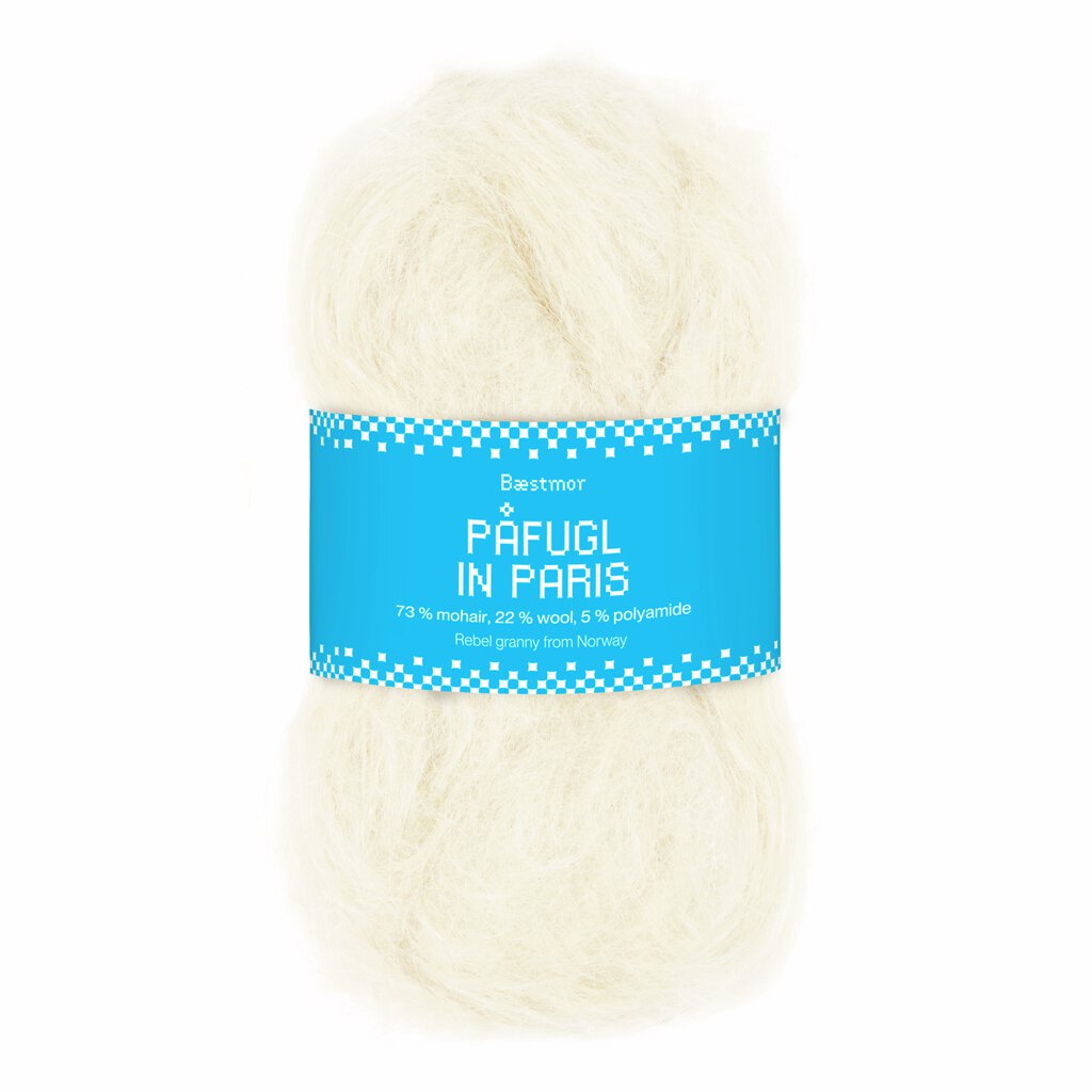 Bæstemor: Påfugl in Paris, 0020, Off-white