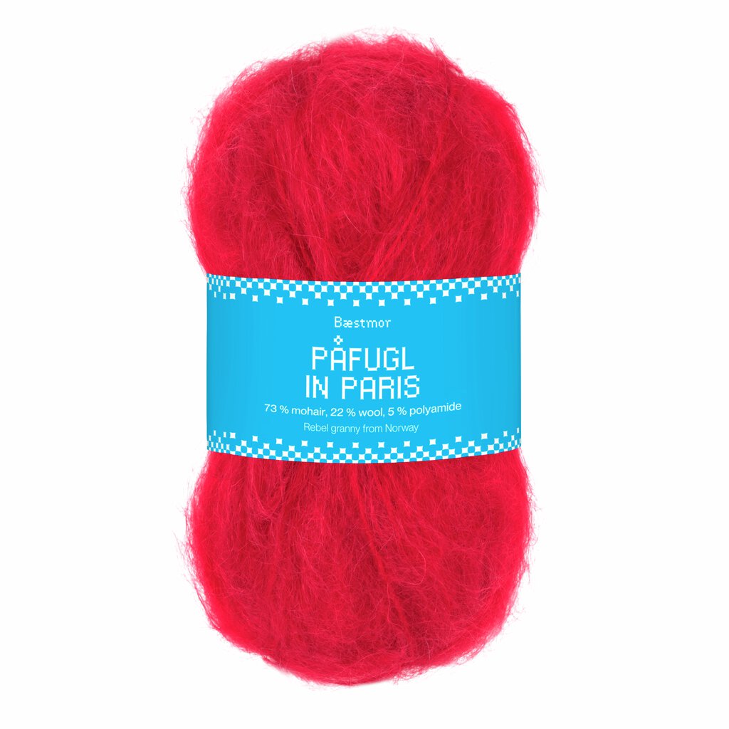 Bæstemor: Påfugl in Paris, 7951, Deep red