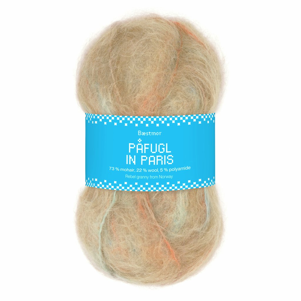 Bæstemor: Påfugl in Paris, 7961, Grey apricot mix