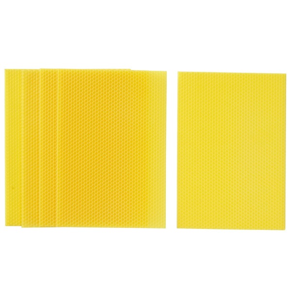 100 % Bivokskaker 5 Stk. Gul