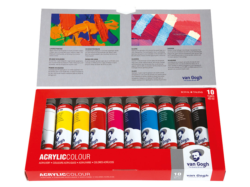 Van Gogh Akryl - Basic Sett - 10x40ml