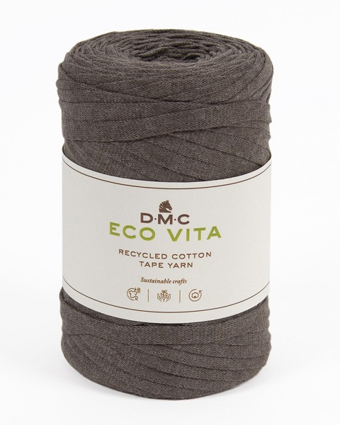DMC: Eco Vita, Tape Yarn, 011, Brown