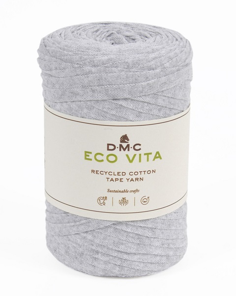 DMC: Eco Vita, Tape Yarn, 012, Grey