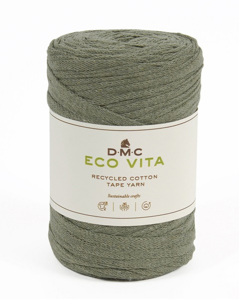 DMC: Eco Vita, Tape Yarn, 128, Kaki