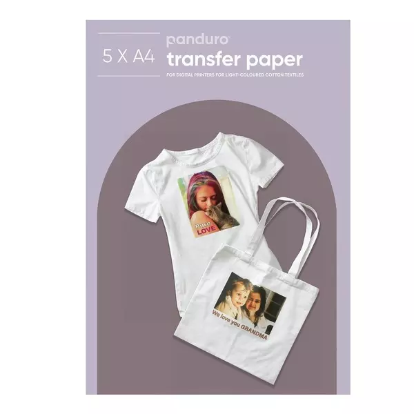 Transferpapir 5-p Lys Bomull