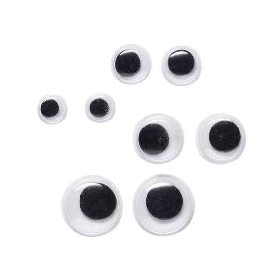 Bevegelige Øyne Miks 100 Stk.