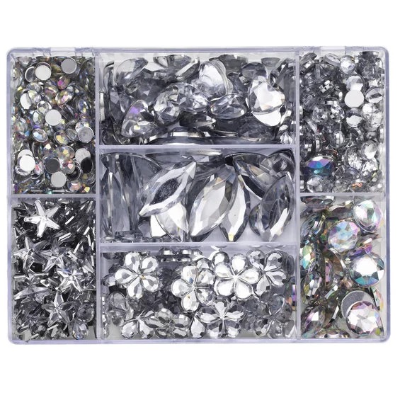 Krystall Dekorstener 600 Stk
