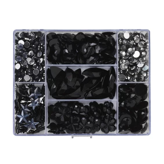 Svarte Dekorsteiner 600 Stk.