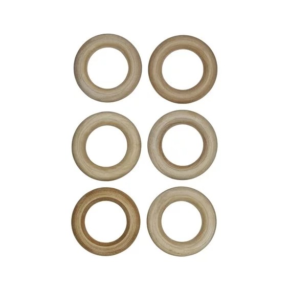 Treringer 38 Mm 6 Stk