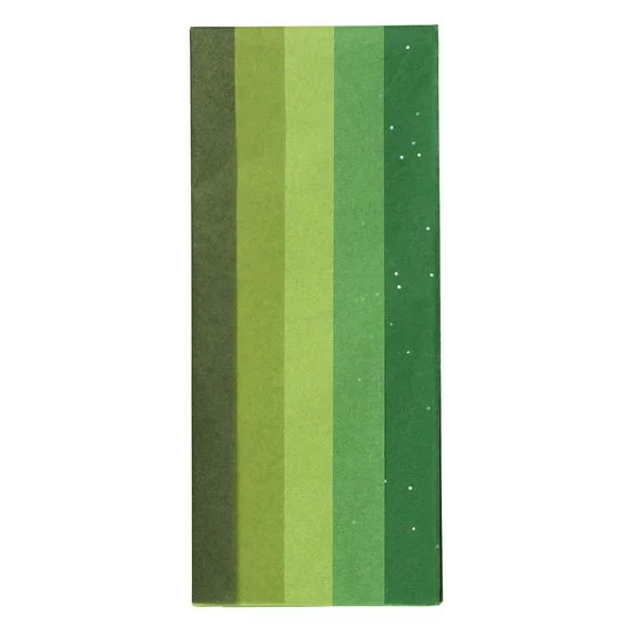 Silkepapir 5 Ark Grønnmiks