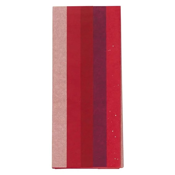 Silkepapir 5 Ark Rødmiks