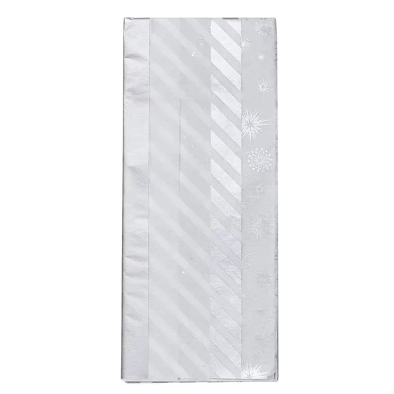 Silkepapir 5 Ark Sølvmiks