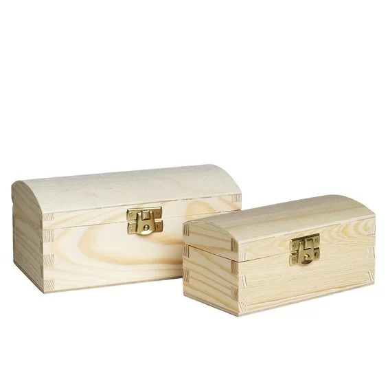 Treskrin Med Buet Lokk 2pk