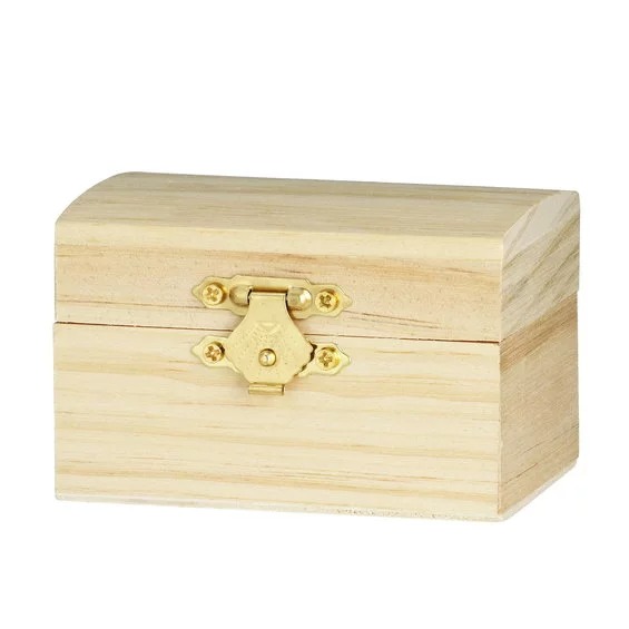 Treskrin Buet Lokk 8,5x5,5 Cm