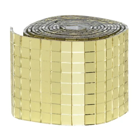 Speilmosaikk 5x5 Mm Gull