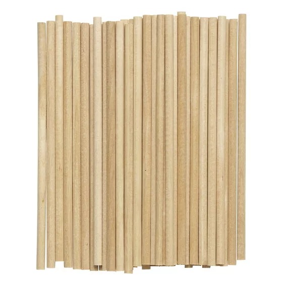 Rundstokk 15 Cm, Ø 5 Mm 50 Stk