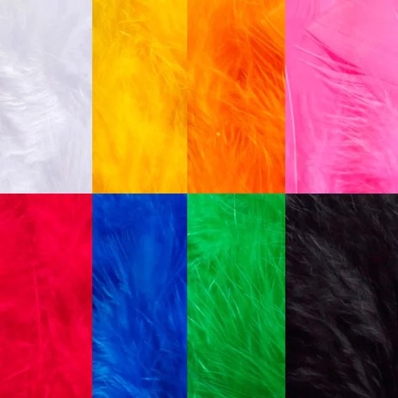 Fjær Fargemiks 5-10 Cm 200 Stk