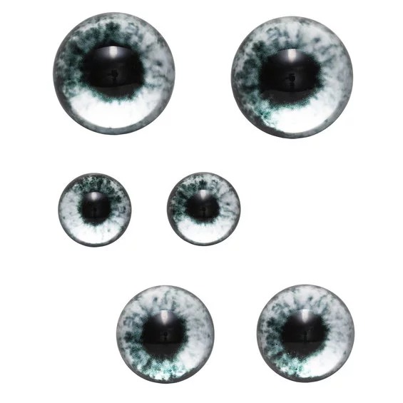 Øyne Av Glass 6 Stk. Grønn