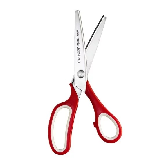 Taggesaks Tekstil Rød 22,5 Cm