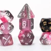 Dice Set - Pink, Clear, Black