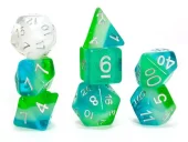 Dice Set - Blue Hawaiian