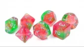Dice Set - Lotus Glowworm